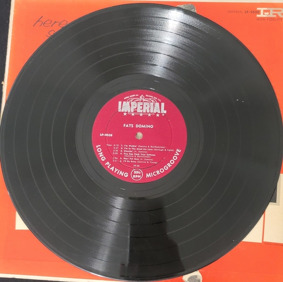 Here Stands Fats Domino Imperial LP 9038. Release 1957 - Picture 3 of 6
